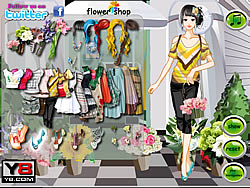 Flower Store Girl Ɗress Up