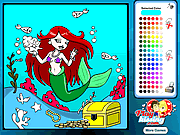 Mermaid Aquarium ʗoloring