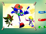Sonic ʗoloring Game